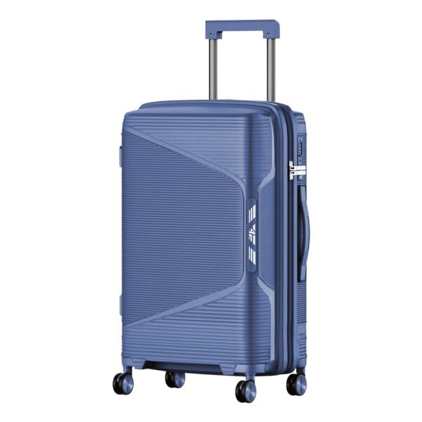 4FLY Hartschalen-Reisekoffer »Linea Lux« L - 61 L blau, 42x64x26 cm