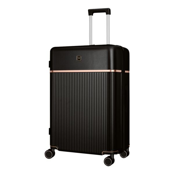 4FLY Hartschalen-Reisekoffer »Lumina« XL - 103 L schwarz, 51x76x30 cm
