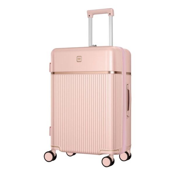 4FLY Hartschalen-Reisekoffer »Lumina« L - 68 L rosa, 44x65x27 cm