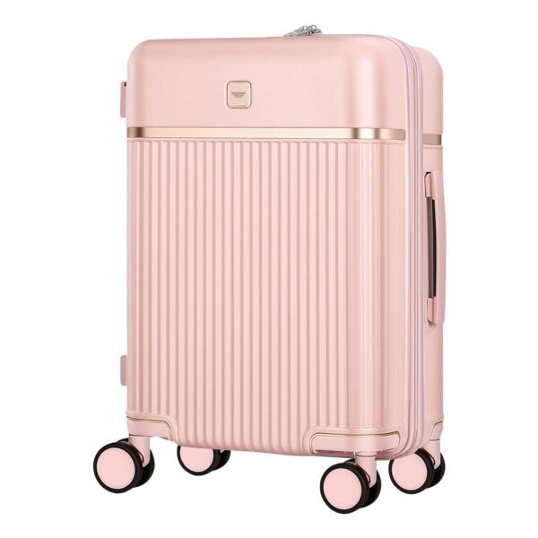 4FLY Hartschalen-Reisekoffer »Lumina« M - 37 L rosa, 37x54x23 cm