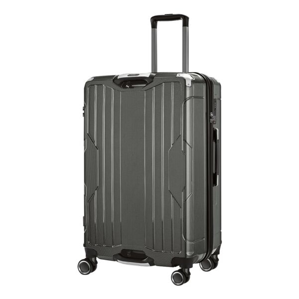 4FLY Hartschalen-Reisekoffer »Carbo« XL - 103 L grau, 50x77x30 cm