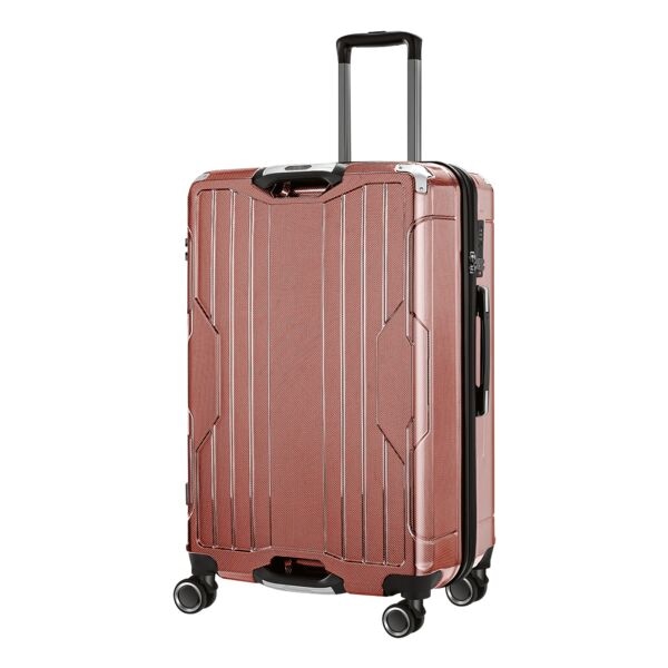 4FLY Hartschalen-Reisekoffer »Carbo« XL - 103 L rosa, 50x77x30 cm