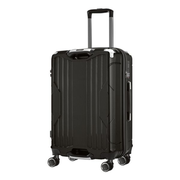 4FLY Hartschalen-Reisekoffer »Carbo« L - 69 L schwarz, 43x68x27 cm