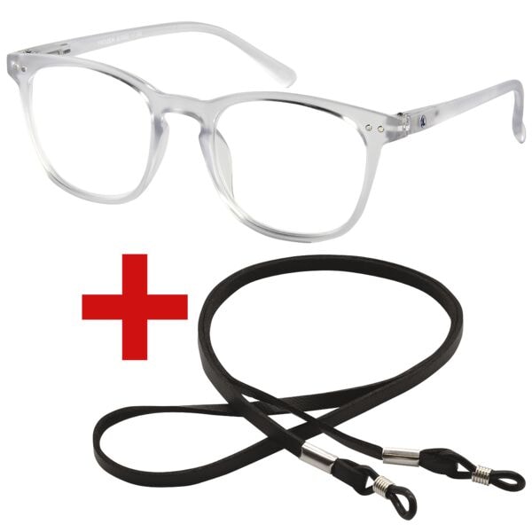 I Need You Lesebrille »Frozen« +1,00 dpt inkl. Brillenband 65 cm kristall, 4 cm