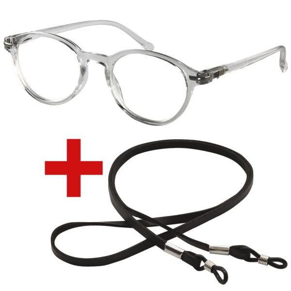 I Need You Lesebrille »Tropic« +1,50 dpt inkl. Brillenband 65 cm kristall, 4 cm