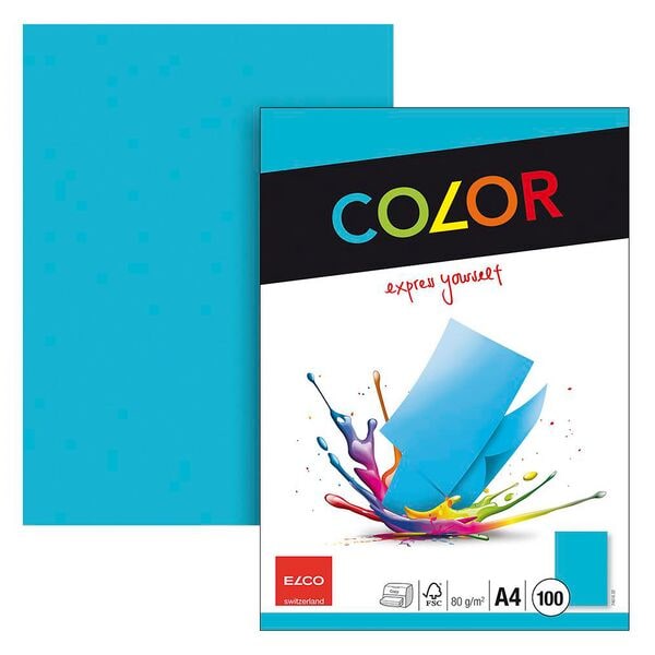 ELCO Kopierpapier »Color« A4 100 Blatt blau