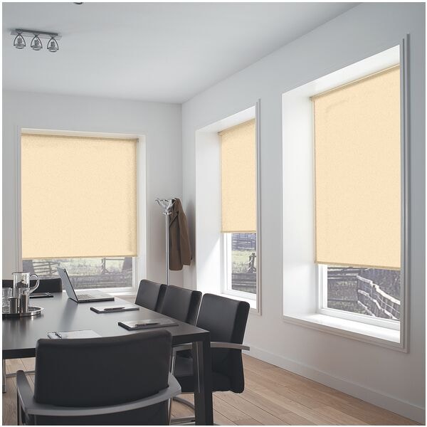 Büscher Sunlines Seitenzug-Rollo im Festmaß gold, 102x180 cm