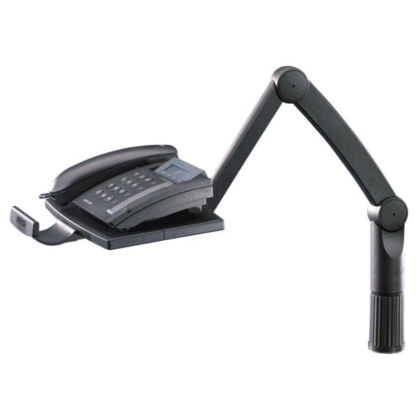 Hansa Telefonschwenkarm H5020004 schwarz, 18.5x26 cm