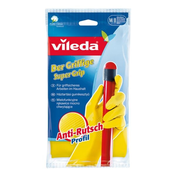 Vileda Gummihandschuh »Der Griffige« Größe: M gelb
