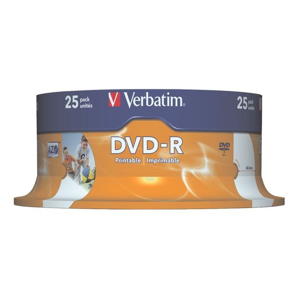 Verbatim DVD-Rohlinge »Printable DVD-R« silber
