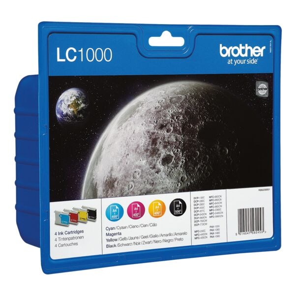 Brother Tintenpatronen-Set »LC-1000VALBPDR« schwarz