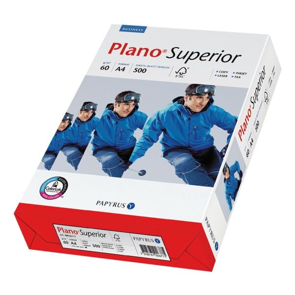 Plano Multifunktionales Druckerpapier »Superior« weiß
