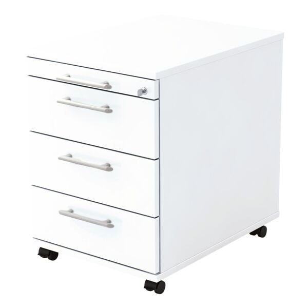 OTTO Office Premium Rollcontainer »OTTO Office Line II« mit klassischen Schubladen weiß, 42.8x59x56 cm