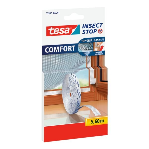 tesa Klettband »Comfort« 55387 für Fliegengitter weiß