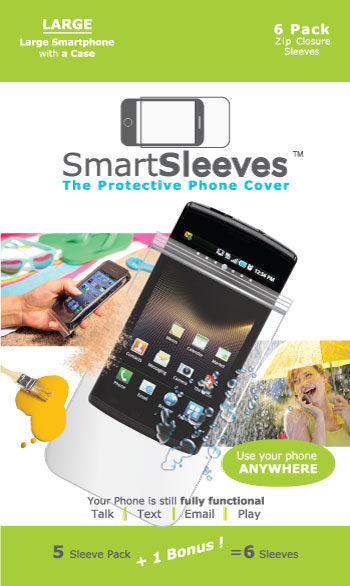 Handy-Schutzhüllen für Smartphones 8.6x14.6 cm - 10 Stück