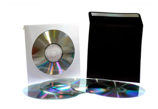 Papiertüten für CDs & DVDs 12.5x12.5cm - 50  Stück