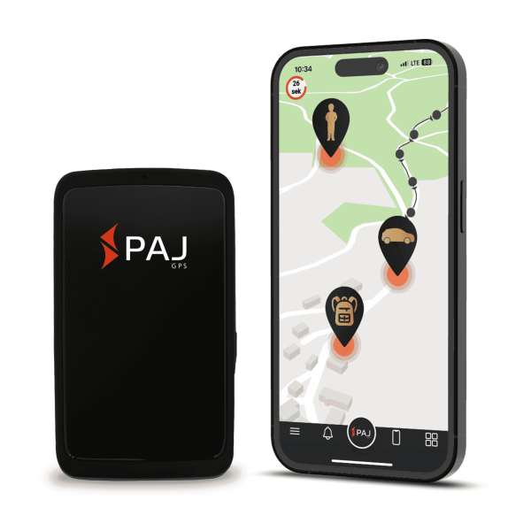PAJ GPS Tracker ALLROUND Finder 2.0 für Fahrzeuge, Wertgegenstände und Personen. Live-Tracking und vielfältige Alarmfunktionen