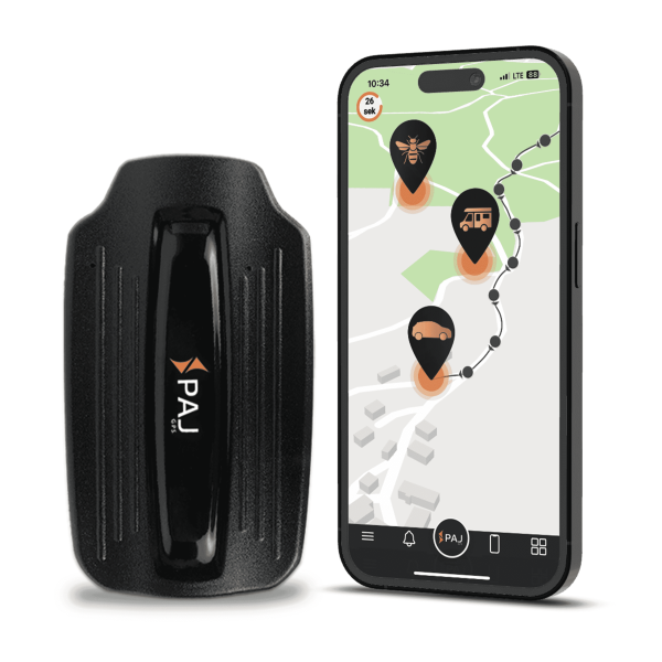 PAJ GPS Tracker POWER Finder mit Magnethalterung für Fahrzeuge und Wertgegenstände. 90 Tage Batterielaufzeit