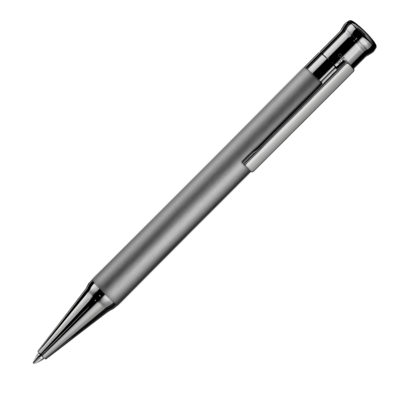 Otto Hutt Kugelschreiber Design 04 matt ruthenium