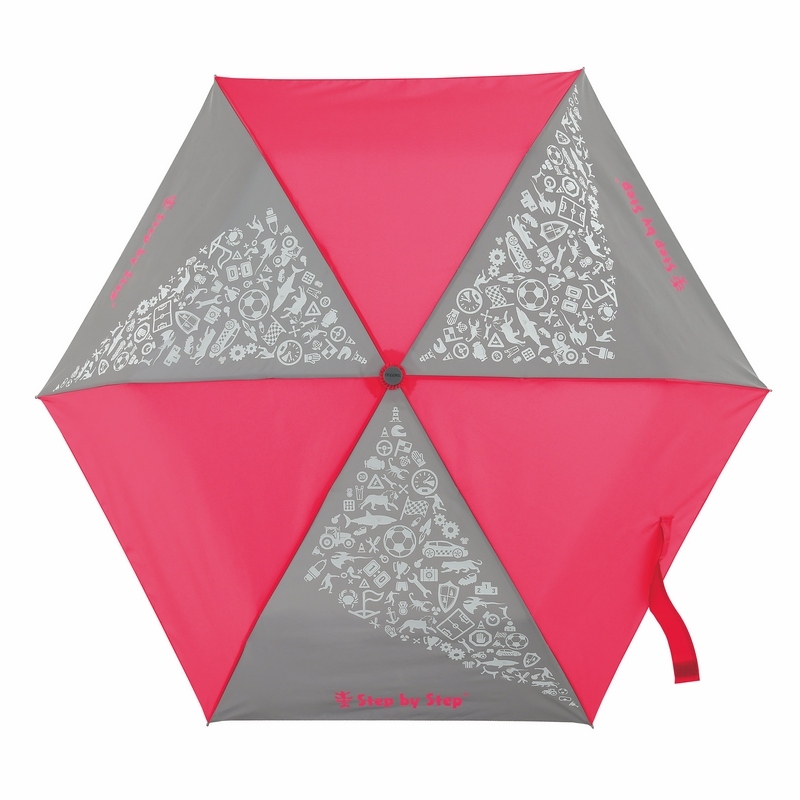 Step by Step Regenschirm Neon Pink