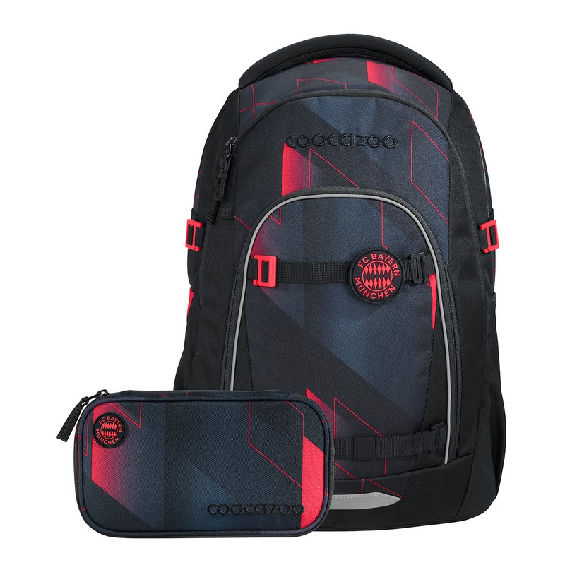 coocazoo Schulrucksack-Set Mate FC Bayern Stern des Südens 2 teilig - Limited Edition
