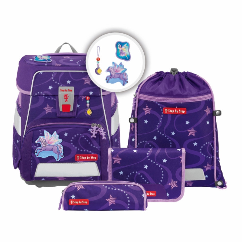 Step by Step Schulranzen-Set Space Pegasus Emily 5-tlg.