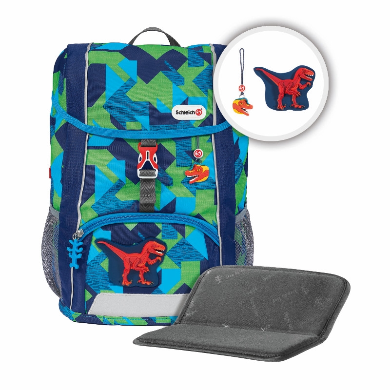 Step by Step Kindergartenrucksack Set KID Schleich Dinosaurs Velociraptor 3 tlg. - Limited Edition