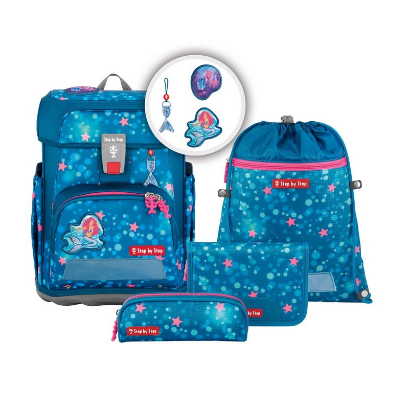 Step by Step Schulranzen-Set Cloud Mermaid Lola 5 teilig
