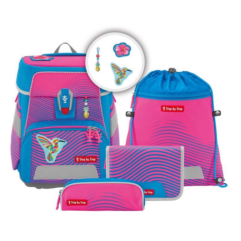 Step by Step Schulranzen-Set Space Neon Kolibri Kaja 5-tlg. - Special Edition