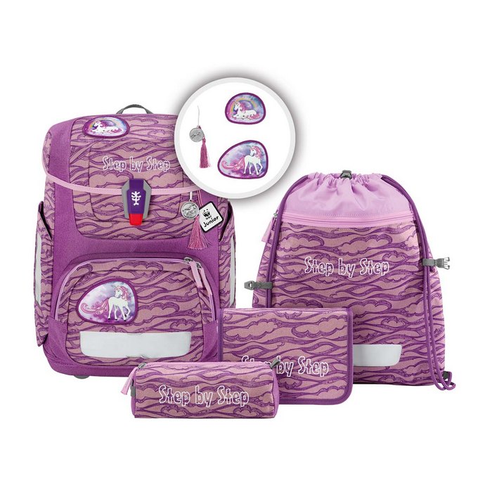 Step by Step Schulranzen-Set Circle Lovely Unicorn Nuala 5 teilig