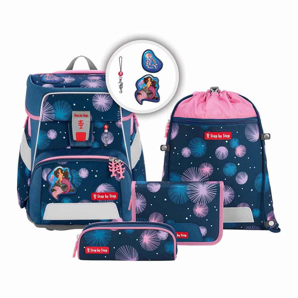Step by Step Schulranzen-Set Space Mermaid Delia 5-tlg.