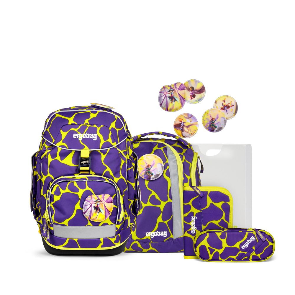 ergobag pack Schulranzen Set SuBärkraft 6tlg. - LUMI Edition