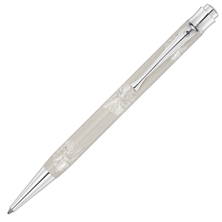Waldmann Kugelschreiber Tango Guillochiertes Starburst-Dekor galaxygrau - Limited Edition