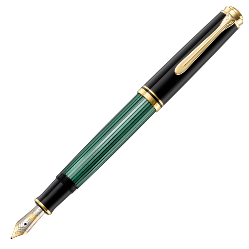Pelikan Füllfederhalter Souverän M400 Schwarz-Grün F