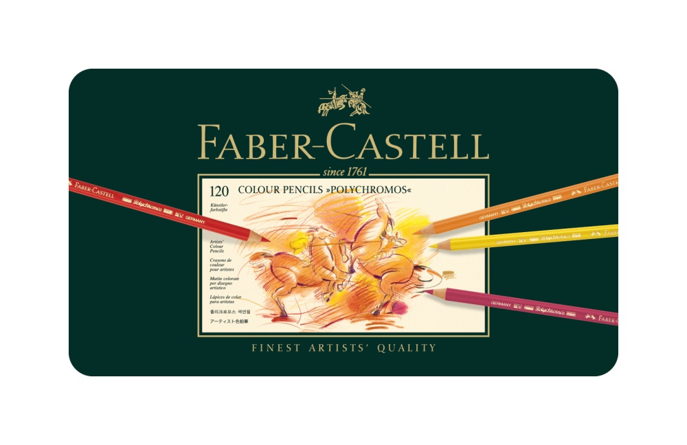 Faber-Castell Farbstifte Polychromos Metallbox 120 Stk.