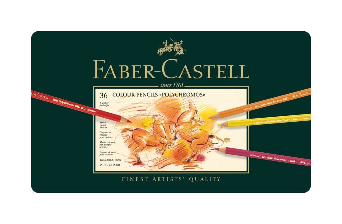 Faber-Castell Farbstifte Polychromos Metallbox 36 Stk.