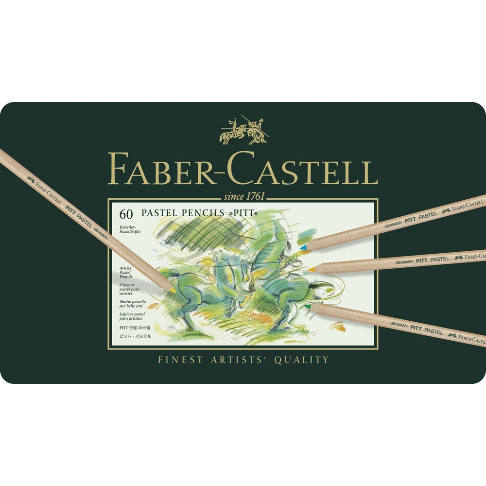 Faber-Castell Farbstift Pitt Pastell 60er Metalletui