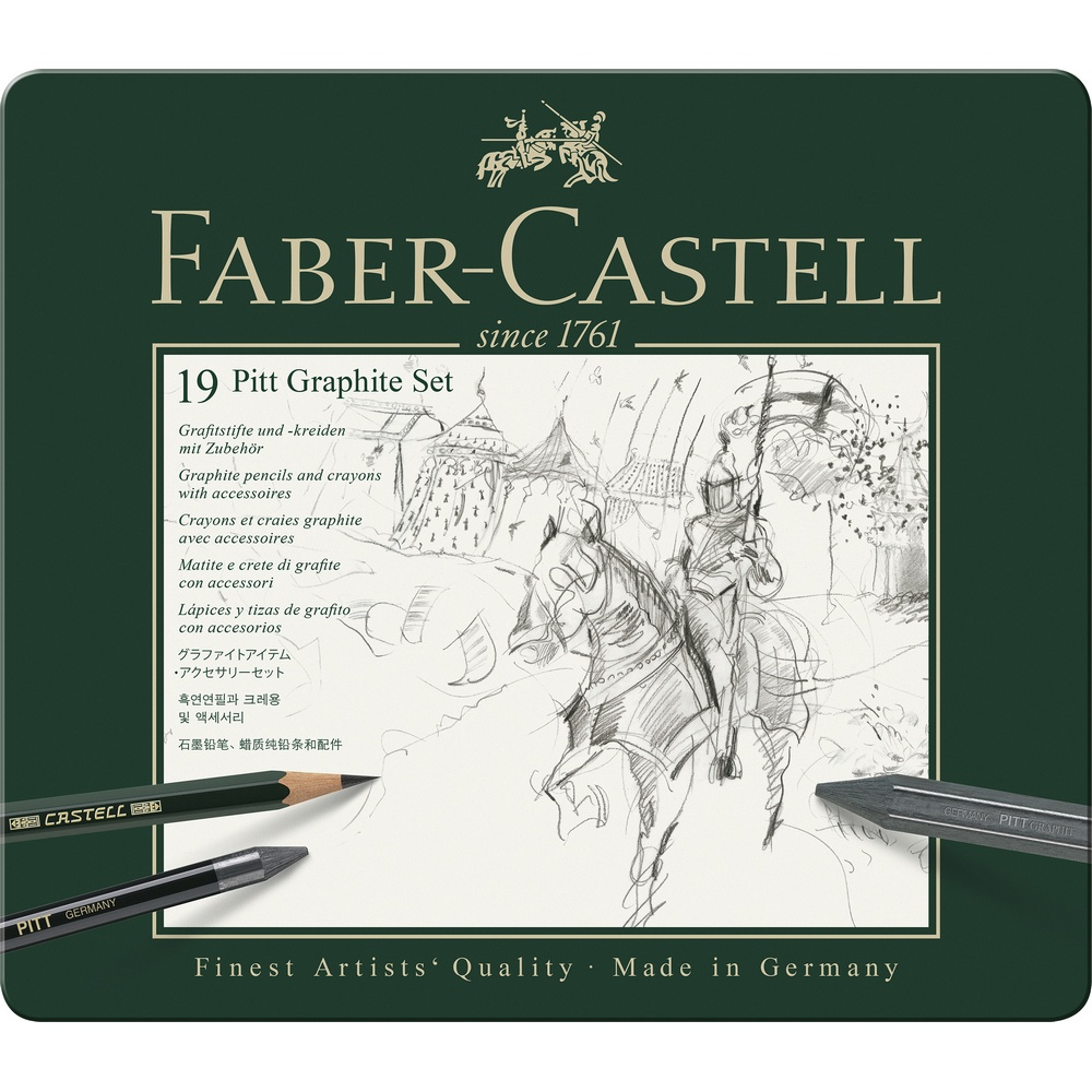 Faber-Castell Pitt Graphite Set Medium Metalletui 19er