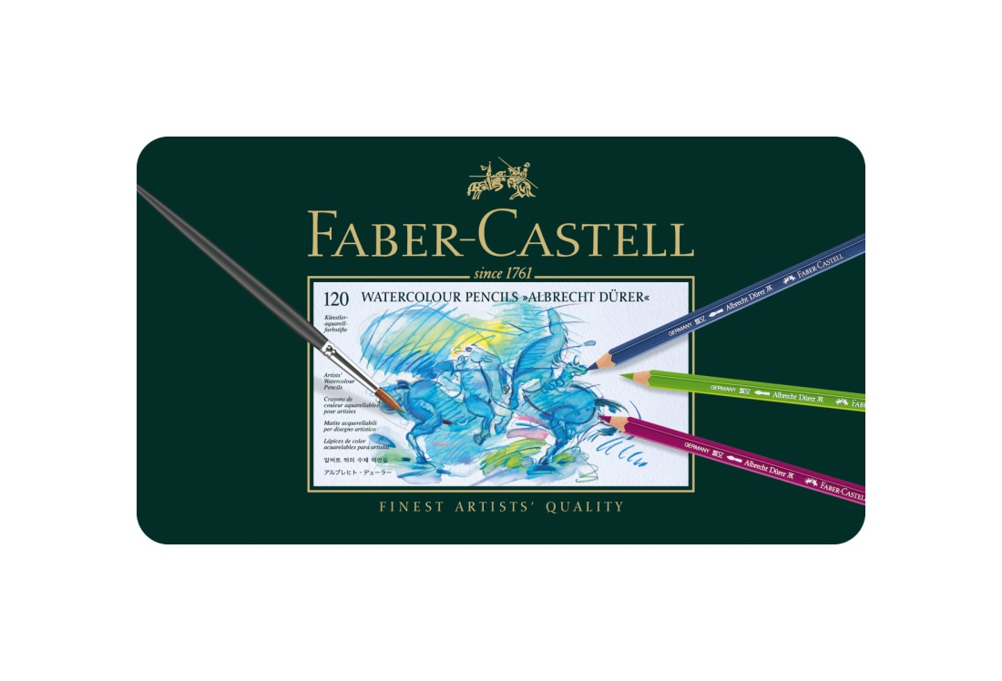 Faber-Castell Aquarellstift Albrecht Dürer Metallbox 120 Stk.