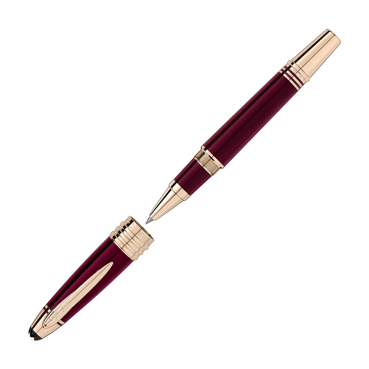Montblanc Great Characters Hommage an John F. Kennedy Burgundy Rollerball - Special Edition