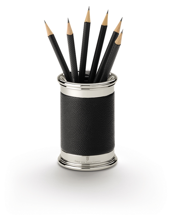 Graf von Faber-Castell Stifteköcher Epsom Schwarz