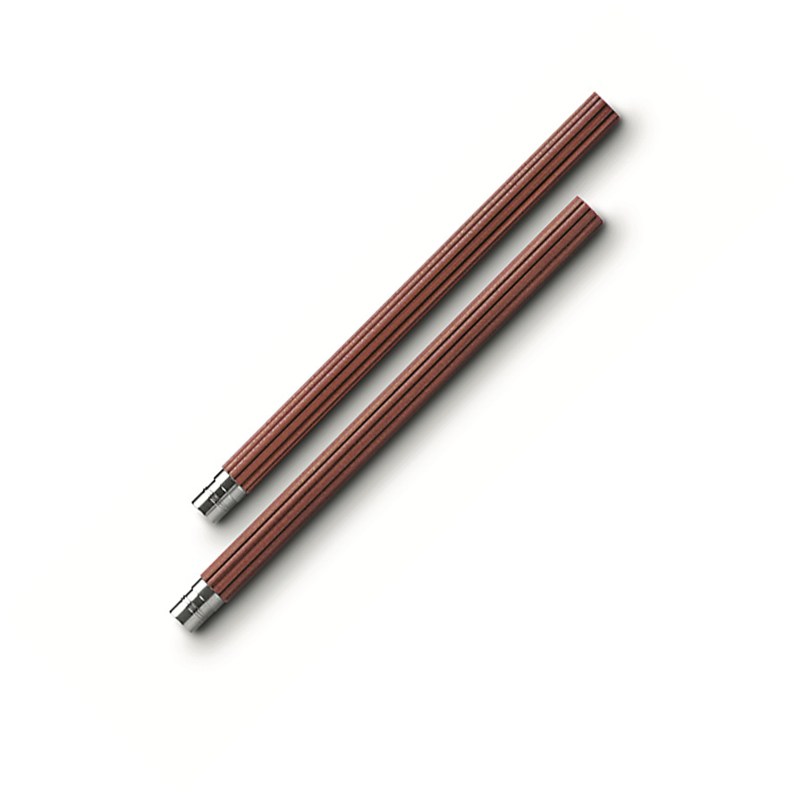 Graf von Faber-Castell Bleistifte für den Perfekten Bleistift kanneliert braun 5 Stk.