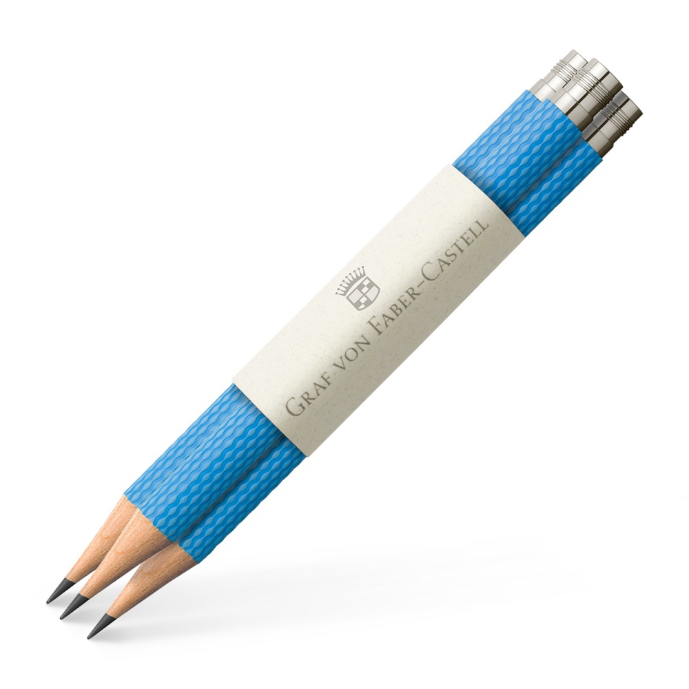 Graf von Faber-Castell Bleistifte für den Perfekten Bleistift Gulf Blue 3 Stk.