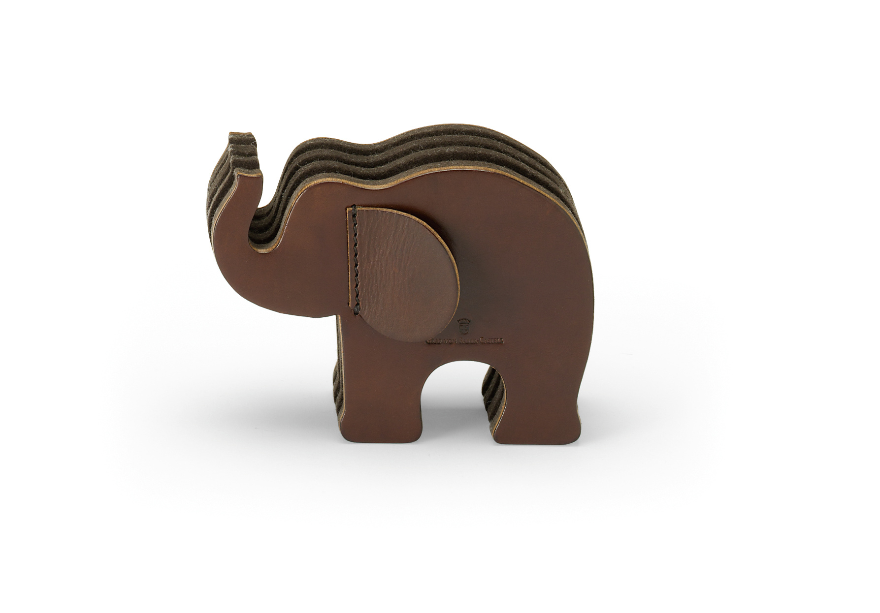 Graf von Faber-Castell Stifteköcher Elefant Klein Dunkelbraun