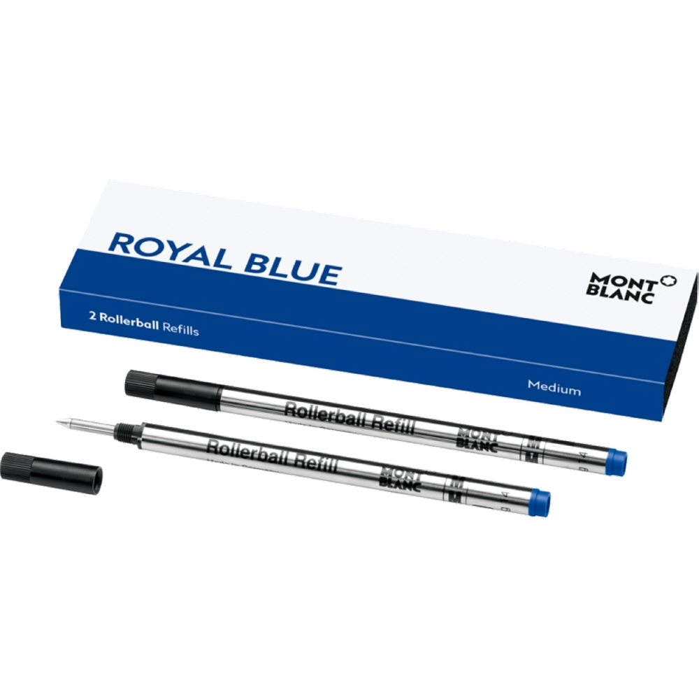 Montblanc Rollerballmine Royal Blue M 2 Stk.