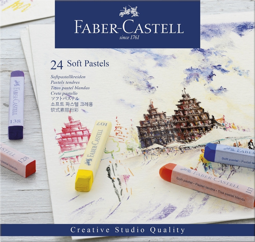 Faber-Castell Softpastellkreide Standard 24 Stk.