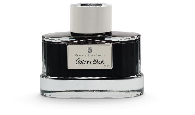 Graf von Faber-Castell Tintenfass 75ml Carbonschwarz