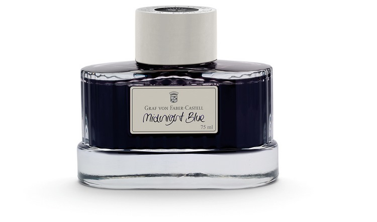 Graf von Faber-Castell Tintenfass 75ml Midnight Blue