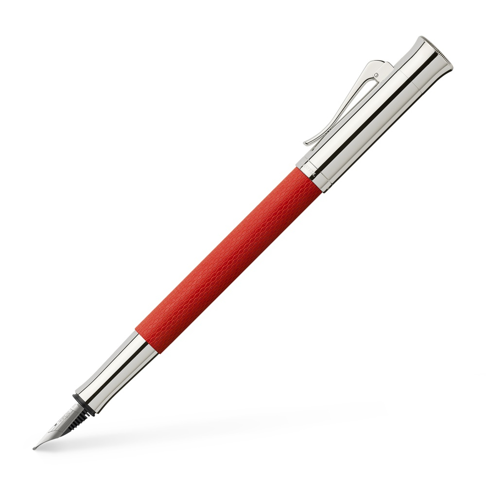 Graf von Faber-Castell Füllhalter Guilloche India Red F