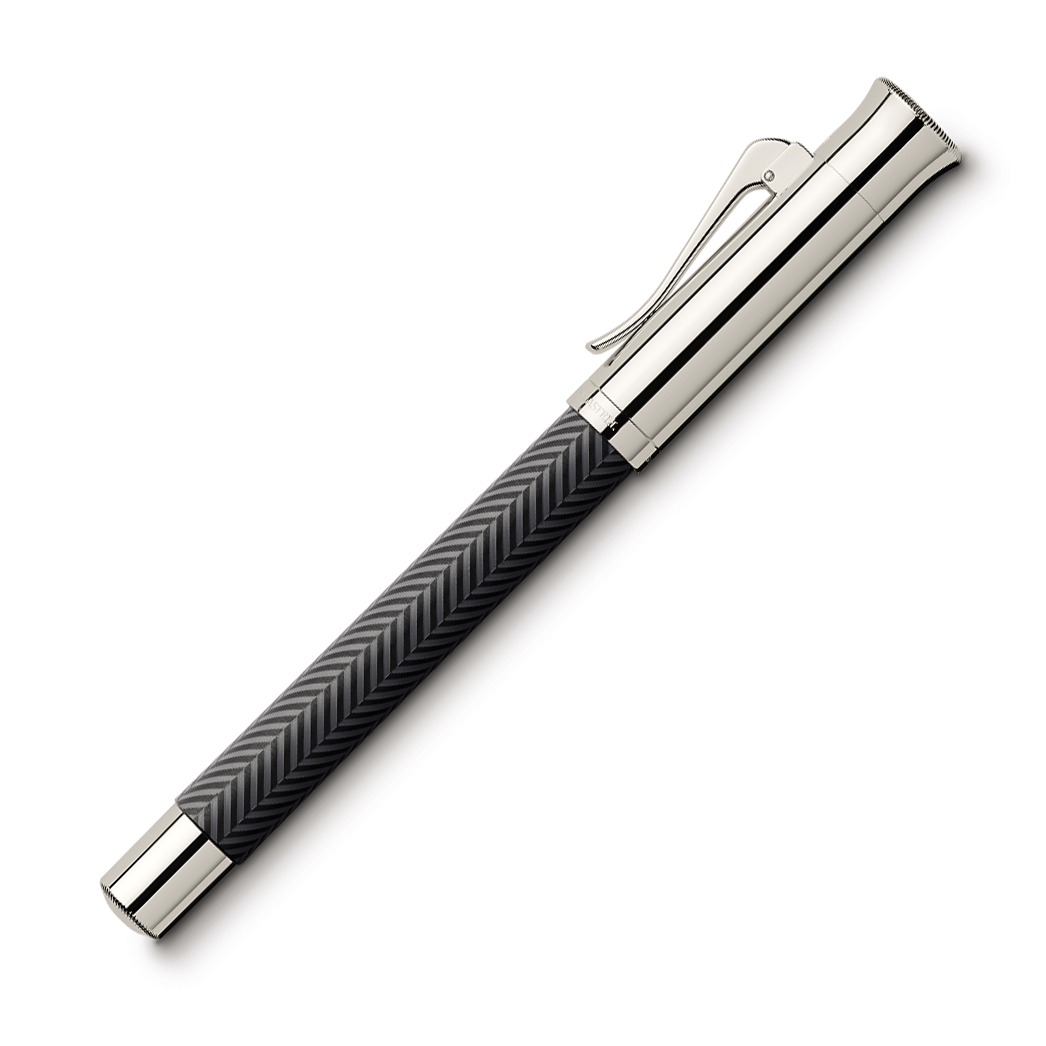 Graf von Faber-Castell Füllhalter Guilloche Cisele Anthrazit M